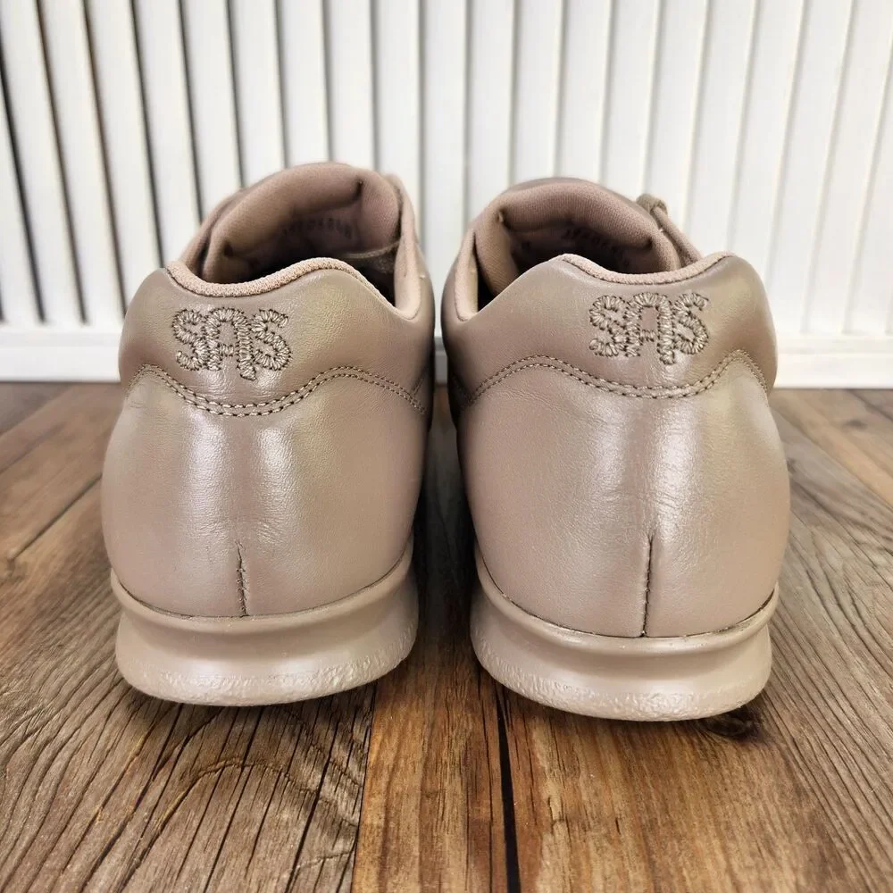 SAS Free Time Womens Size 10 M Mocha Leather Tripad Comfort Walking Shoes USA